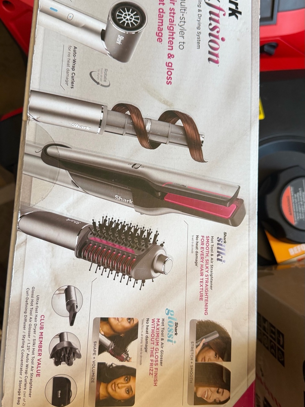 Shark hair styler